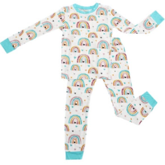 Zip n' Bear Radiant Rainbow Pajamas - Picture 1 of 4